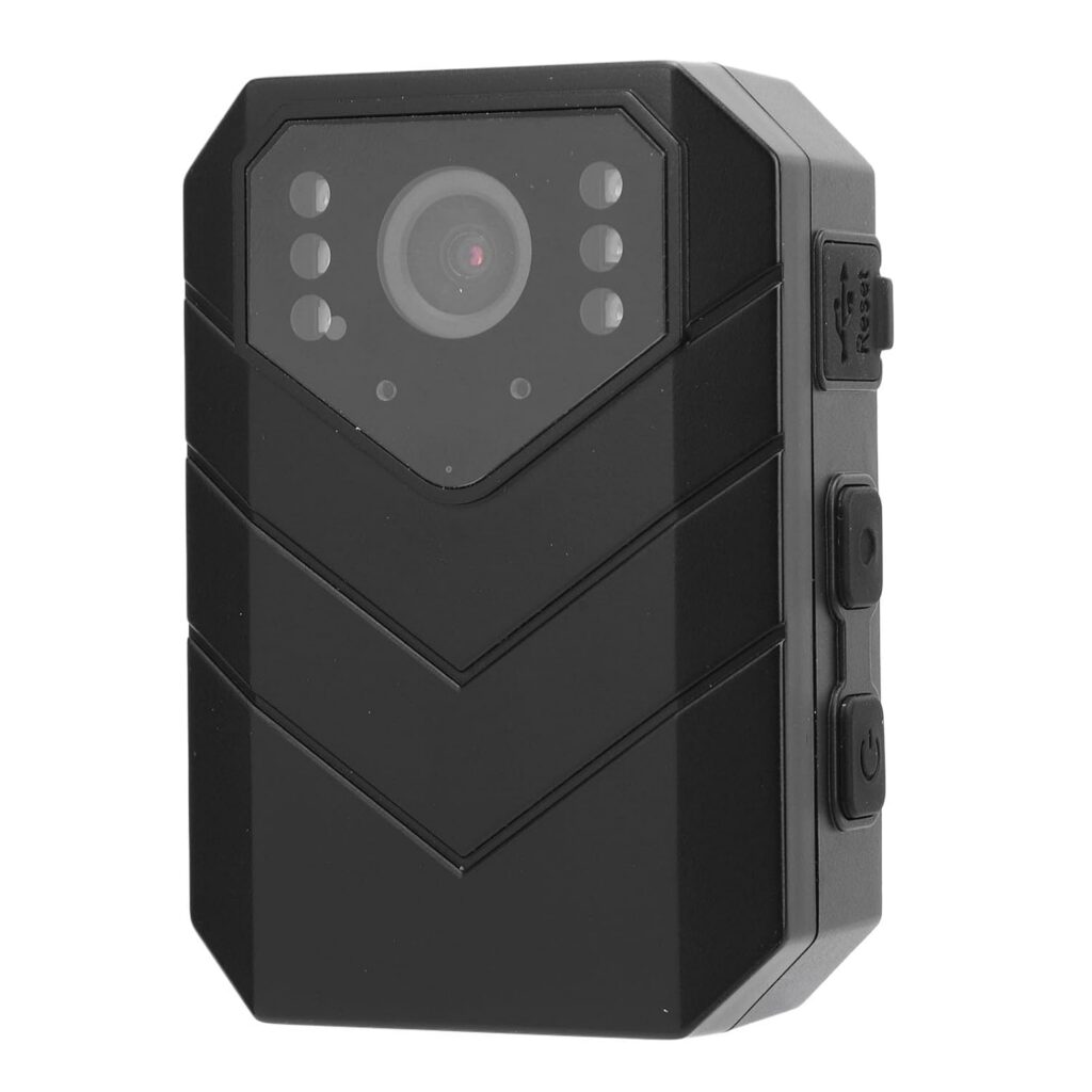 1296P HD Police Body Camera, Waterproof Body Worn Camera, Portable Wearable Camera with Video Audio Recording, Night Vision, for Law Enforcement