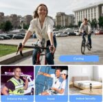 1.4 inch Screen Body Camera with Audio and Car Video Night Vision 1080P FHD Mini Police Portable Body Worn Cam Portable Small Personal Camcorder Sports Action Outdoor Video