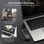 1.4 inch Screen Body Camera with Audio and Car Video Night Vision 1080P FHD Mini Police Portable Body Worn Cam Portable Small Personal Camcorder Sports Action Outdoor Video