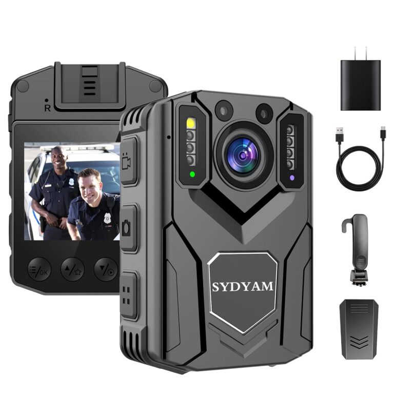 1440P 256GB Body Camera with Audio and Video Wearable, 8-12H Battery Police Body Cam with Night Vision, 2K Camcorder Video Camera for Cycling Hiking Meeting Security Guard Daily...