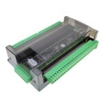 1pc FX3U-48MR 48MT 24 Input Output with RS232 RS485 38400bps Relay Transistor Programmable Logic Controller Eletronic Components(FX3U-48MT)