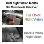 2K Mini Goose-Neck Security Camera Wireless with Magnetic Mount, Built-in Hotspot, Color Night Vision, Motion Detection, SD Card & Cloud Storage, Phone & PC Monitoring for Home...