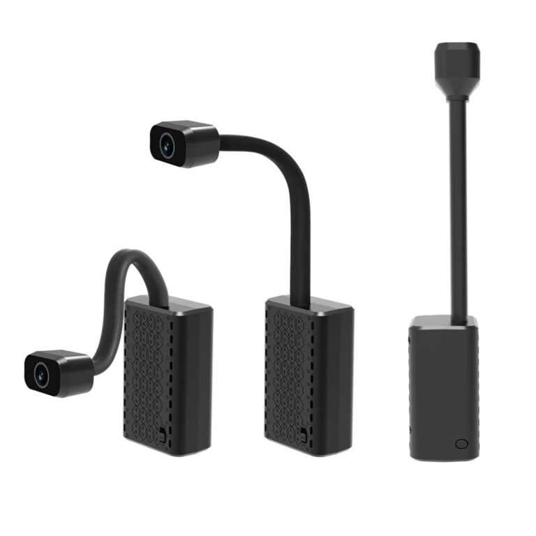 2K Mini Goose-Neck Security Camera Wireless with Magnetic Mount, Built-in Hotspot, Color Night Vision, Motion Detection, SD Card & Cloud Storage, Phone & PC Monitoring for Home...