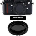2pcs Camera Body Cap Replacement Part Compatible with Nikon F Lens Mount Camera F3 FM2 F4 D6200 D5600 Df D3 D600 D810 F5 D100 D750 D70 D700