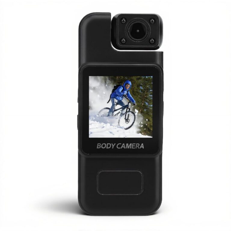 4K Body Worn Camera, Intelligent Anti Shaking Wearable Body Cam Video Recorder with IP65 Water Proof, Portable Cam with Back Clip for Outdoor Activities