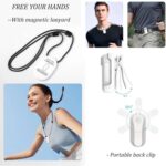 4K Mini Body Cam,Waterproof Pocket Sports Camera,Wearable POV Pro Thumb Camera,Hands Free Magnetic Motorcycle Cam,with Magnetic Clip for Bike Cycling,Vlogging Pet Walk Swim...