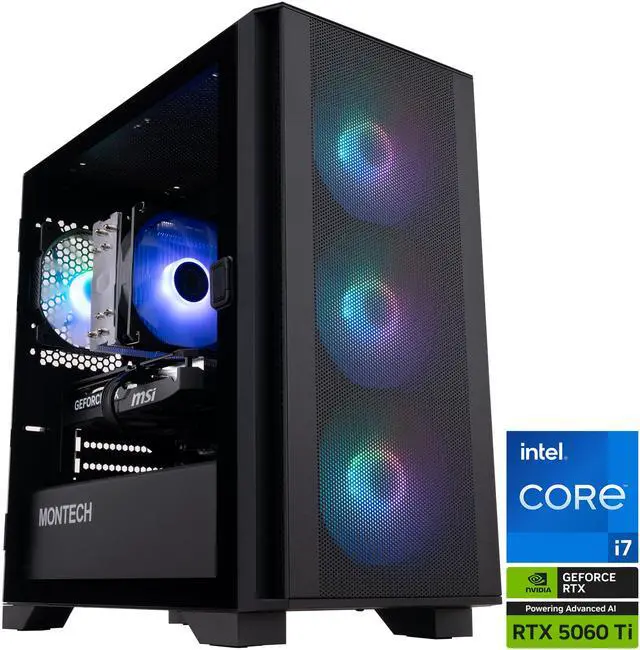 ABS Aquilon Aqua AA14700F5060TI2 Intel Core i7-14700F Gaming Desktop PC