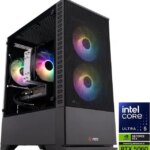ABS Cyclone Aqua CA225F5060 Intel Core Ultra 5 225F Gaming Desktop PC