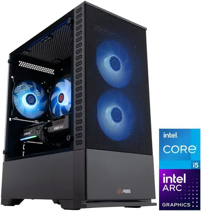 ABS Cyclone Aqua Gaming PC - Windows 11 - Intel Core i5-13400F - Intel Arc B580 12GB - 32GB DDR4 3200 - 1TB M.2 NVMe SSD - CA13400FB5803