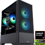 ABS Cyclone Ruby Gaming PC - Windows 11 - AMD Ryzen 7 9700X - GeForce RTX 5060 - 32GB DDR5 6400 - 1TB M.2 NVMe SSD - CR9700X50602