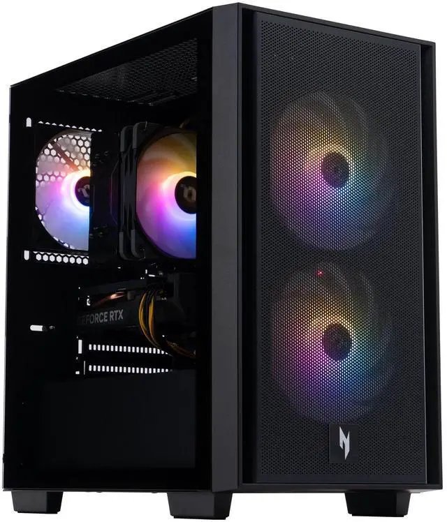 Acer Nitro 60 Gaming Desktop, AMD Ryzen 9 7900, NVIDIA GeForce RTX 5070Ti with 16GB GDRR7 VRAM, 32GB RAM, 2TB SSD, N60-181-UR26, Black, New