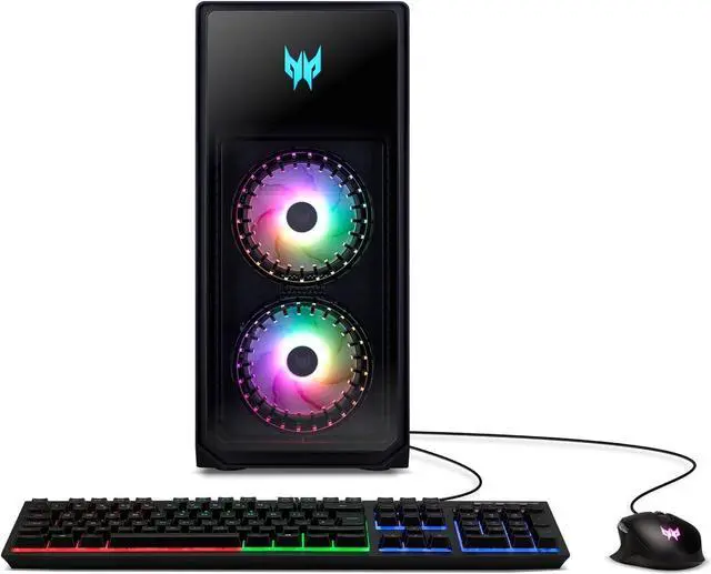 Acer Predator Orion 5000 PO5-655-UR12 Gaming Desktop | Intel Core i7-14700F 20-Core CPU | NVIDIA GeForce RTX 4070 Ti | 16GB DDR5 | 1TB PCIe Gen4 SSD |
