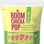 Angie’s BOOMCHICKAPOP® Ready-to-Eat Popcorn - Sea Salt, 17g per bag, Net weight - 102g, 6 Count