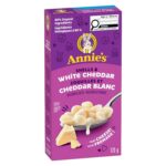 ANNIE'S - MACARONI AND CHEESE Shells and White Cheddar, No Artificial Flavours, No Synthetic Colours, Contains Real Cheese and Milk Ingredients, 80% Organic Ingredients, 170...