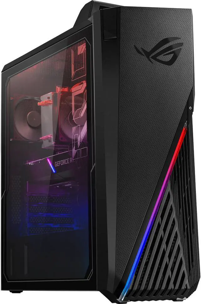 ASUS ROG Strix GA15DK Gaming Desktop PC, AMD Ryzen 7 5800X, GeForce RTX 3070, 16GB DDR4 RAM, 1TB SSD, Wi-Fi 5, Windows 10 Home, GA15DK-DS776
