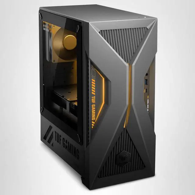 ASUS TUF T500 (2025) Gaming Desktop PC, Intel® Core i5-13420H Processor, NVIDIA® GeForce RTX 3050, 512GB M.2 NVMe PCIe® 4 SSD, 16GB DDR5 RAM, Windows
