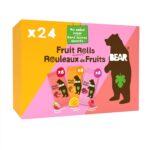 BEAR Fruit Rolls NEW Variety Pack - Strawberry, Mango & Raspberry - Real Fruit Snacks for Kids - 100% Natural Ingredients - No Added Sugar - Gluten Free - Vegan - Non-GMO -...