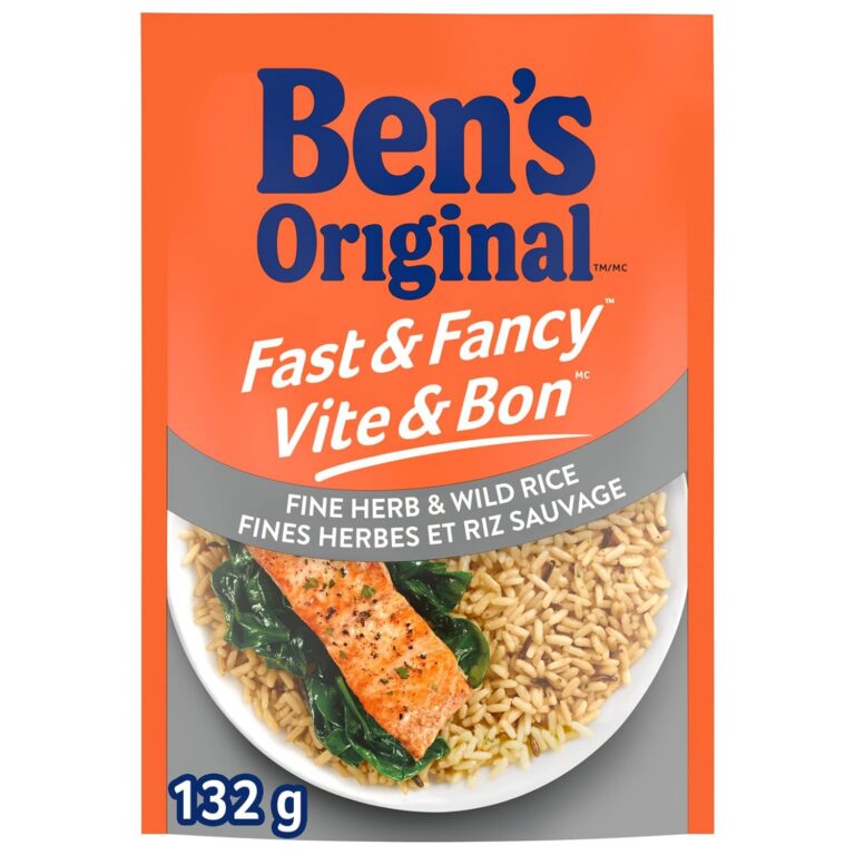 BEN'S ORIGINAL FAST & FANCY Fine Herb & Wild Rice Side Dish, 132g pouch