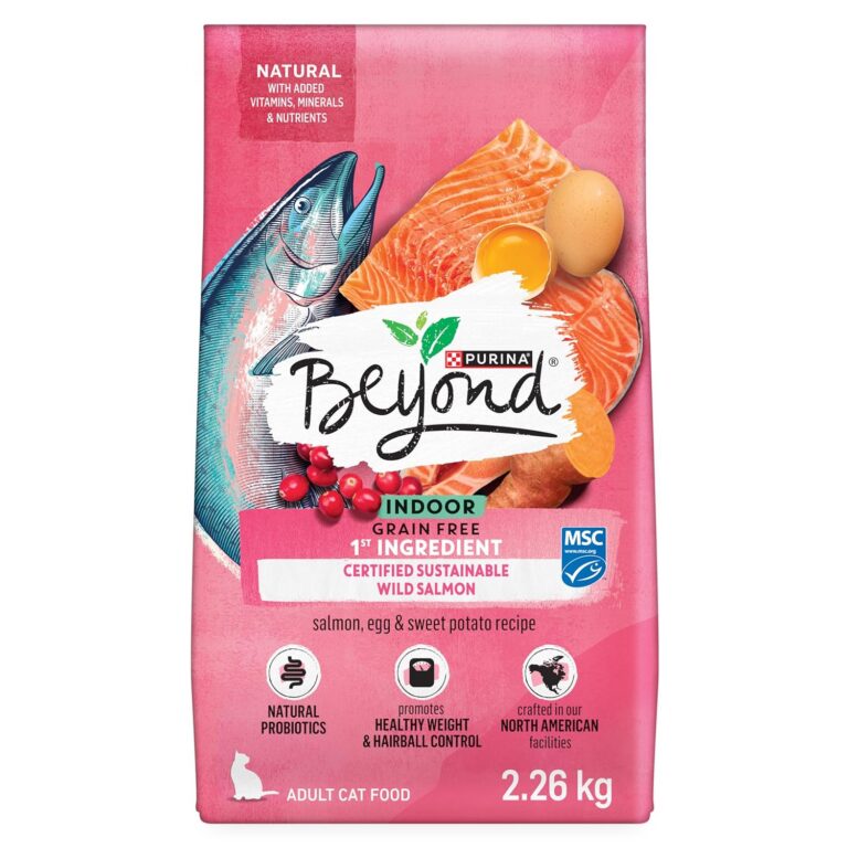 Beyond Grain Free Natural Dry Cat Food, Indoor Cat Wild-Caught Salmon & Egg - 2.26 kg Bag