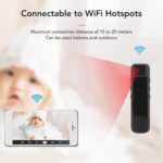 Body Camera, 1080P Body Worn Camera Video Recorder, Night Vision Wearable Camera with Clip, USB C Mini Security Camera for Riding, Home, Office