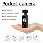 Body Camera, 1080P HD Camera Body Cam 270° Rotatable Anti Shaking with Mic Clip and Waterproof Shell for Outdoor Riding Diving