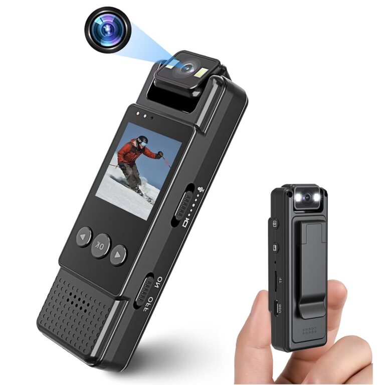 Body Camera, 1080P Police Camera Video and Audio Motion Detection Night Vision with Image Capture and Recording Function for Indoor and Outdoor Video Recorder （No Card）