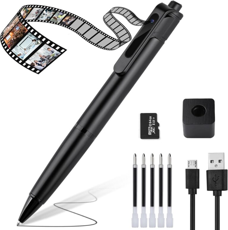 Body Camera, 2K HD Mini Cameras, Portable Camera, Home Small Camera Indoor Cameras for Pet Baby Indoor Security No APP (Included 64GB SD Card)