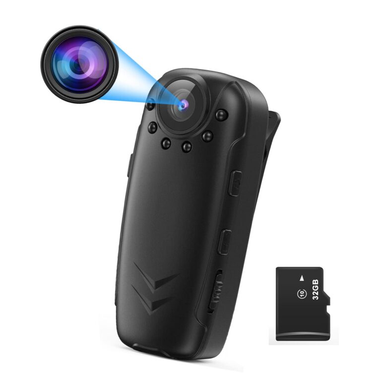 Body Camera,32GB HD 1080P Police Camera Video and Audio Motion Detection Night Vision,with Image Taking and Recording Functions for Indoor Outdoor Video Recorder