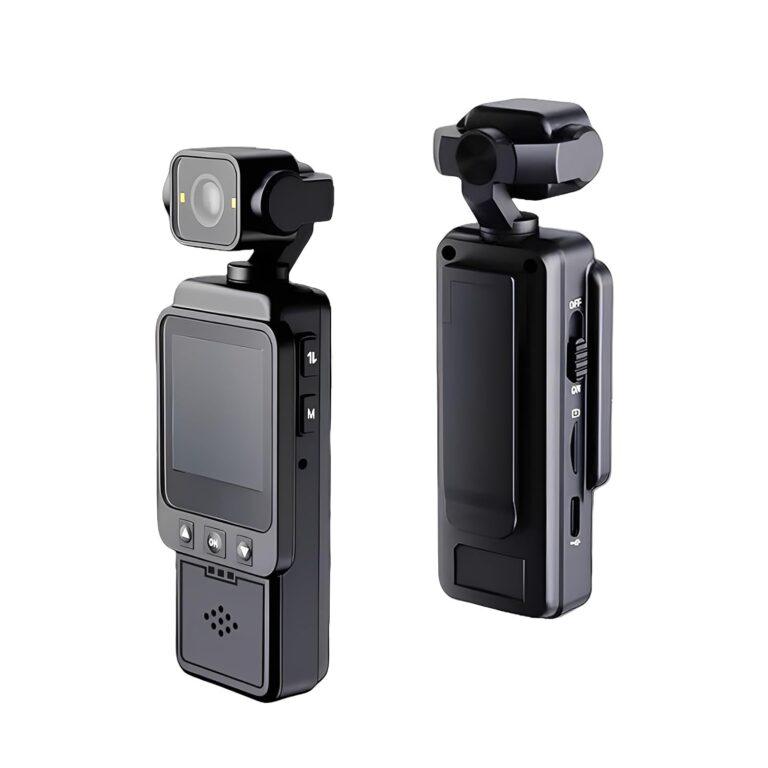Body Camera with Audio and Video Recording, 1080P HD Wearable Camcorder with Night Vision & Stabilization, for Security Work, Travel, Vlogging