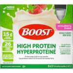 BOOST High Protein Meal Replacement Drink – Strawberry, 24 Bottles