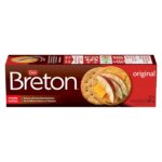 Breton Original Crackers - Light, Crispy, Plant-Based, For Snacking, Dips, Cheese and Spreads, 200g