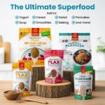 Canadian Made Ground Cold Milled Golden Roasted Flaxseed (42oz/1.2Kg) – Vegan, Non-GMO, Gluten-Free – Omega-3 & Fiber-Rich Linseed Meal by CanMar Foods