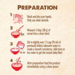 CERELAC Honey & Wheat With Milk Baby Cereal, Source of Iron & Essential Nutrients, Vegetarian, Certified Halal, Recyclable Canister, Resealable, 400 g