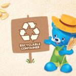 CERELAC Honey & Wheat With Milk Baby Cereal, Source of Iron & Essential Nutrients, Vegetarian, Certified Halal, Recyclable Canister, Resealable, 400 g