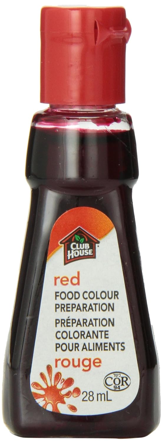 Club House, Food Colour Preparation, Red, 28ml