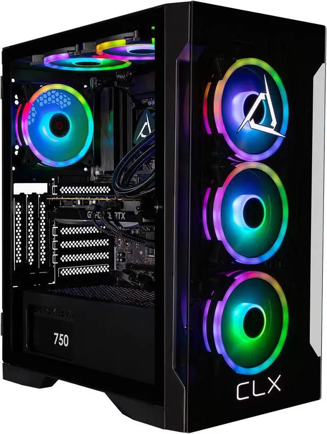 CLX Gaming Desktop - Intel Core i9 14900KF 3.2GHz 24-Core Processor, 32GB DDR5 Memory, GeForce RTX 4070 SUPER 12GB GDDR6X Graphics 1TB NVMe M.2 SSD,