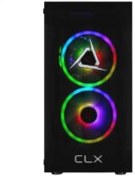 CLX Set Gaming Desktop - Intel Core i5 14400F 2.5GHz 10-Core Processor, 16GB DDR5 Memory, GeForce RTX 5050 8GB GDDR6 Graphics, 1TB NVMe M.2 SSD, WiFi,