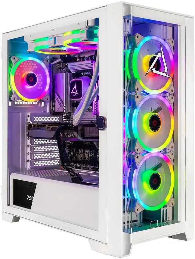 CLX SET Gaming Desktop - Intel Core Ultra 7 265KF 3.9GHz 20-Core Processor, 64GB DDR5 Memory, GeForce RTX 5060 Ti 16GB GDDR7 Graphics, 2TB NVMe M.2