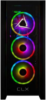 CLX SET Gaming Desktop - Intel Core Ultra 9 285K 3.7GHz 24-Core Processor, 64GB DDR5 Memory, GeForce RTX 5080 16GB GDDR7 Graphics, 2TB NVMe M.2 SSD,