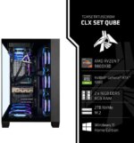 CLX Set Gaming Desktop - Liquid Cooled AMD Ryzen 7 9800X3D 4.7GHz 8-Core Processor, 32GB DDR5 Memory, GeForce RTX 5080 16GB GDDR7 Graphics, 2TB SSD,