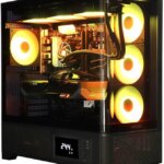 Cobratype Mamba Gaming PC, Ryzen 7 9700X 4.2 GHz, AMD Radeon RX 9070 XT, 360mm AIO, 1TB NVMe SSD, 32GB DDR5, Wi-Fi, Win 11 Home, Live Thermal Display