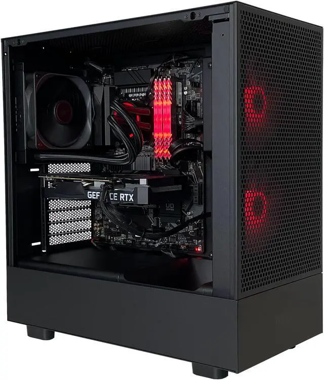 Code Red Gaming Desktop | i7-12700f | 16GB | RTX 3060ti | Kraken 120 Water Cooling | 1TB NVMe | ARGB | Wi-Fi