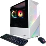 CyberPowerPC - Gamer Master Gaming Desktop - AMD Ryzen 7 9700X - 16GB Memory - NVIDIA GeForce RTX 4060 Ti 8GB - 2TB SSD - White PC Computer