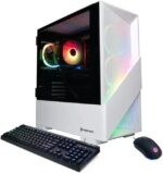 CyberPowerPC - Gamer Master Gaming Desktop - AMD Ryzen 7 9700X - 16GB Memory - NVIDIA GeForce RTX 4060 Ti 8GB - 2TB SSD - White PC Computer