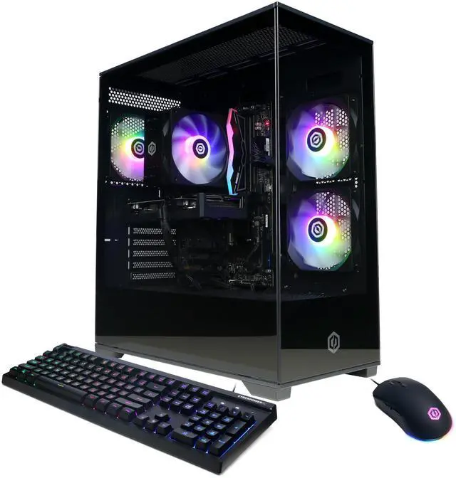 CyberPowerPC Gamer Master GML70620 - AMD Ryzen 5 8400F 4.2GHz CPU, 16GB DDR5, NVIDIA GeForce RTX 5060 Ti 8GB, 1TB PCIe 4.0 NVMe SSD & Win 11 Home