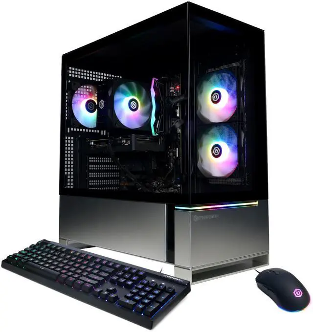 CyberPowerPC Gamer Master GML70770 - AMD Ryzen 7 8700F 4.1GHz CPU, 16GB DDR5, NVIDIA GeForce RTX 5060 8GB, 1TB PCIe 4.0 NVMe SSD & Win 11 Home