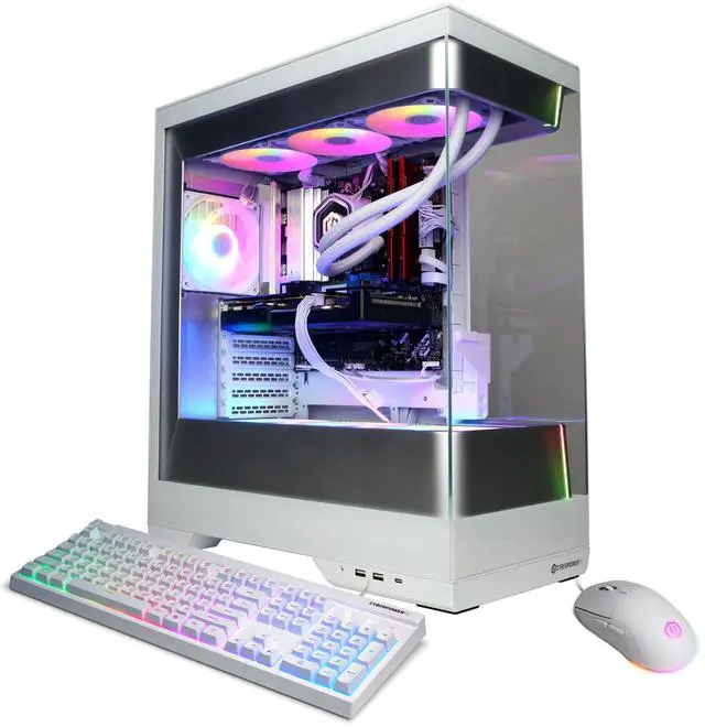 CyberPowerPC Gamer Supreme GML70934 - AMD Ryzen 7 9850X3D 4.7GHz, 32GB DDR5, AMD Radeon RX 9060 XT 16GB, 1TB SSD & Win 11 Home