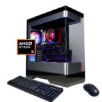 CyberPowerPC - Gaming Desktop - AMD Ryzen 5 5500 - AMD Radeon RX 6500 XT 4GB - 16GB Memory - 1TB PCIe 4.0 SSD - Black