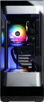 CyberPowerPC - Gaming Desktop - AMD Ryzen 7 8700F - AMD Radeon RX 7700 16GB - 16GB DDR5 - 1TB PCIe 4.0 SSD - Black