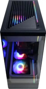 CyberPowerPC - Gaming Desktop - AMD Ryzen 7 8700F - AMD Radeon RX 7700 16GB - 16GB DDR5 - 1TB PCIe 4.0 SSD - Black